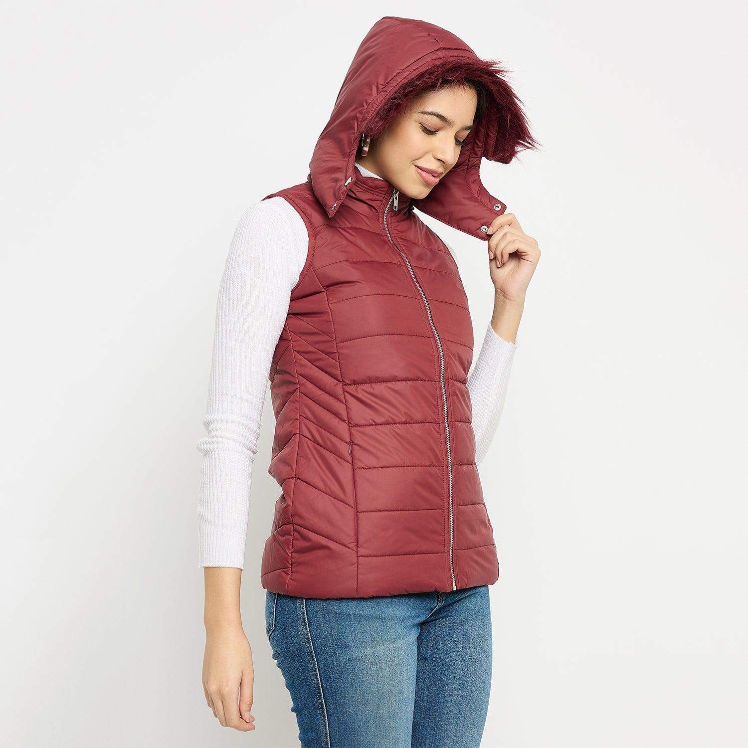 Duke Urban Women Sleeveless Jacket (SDZ4061)