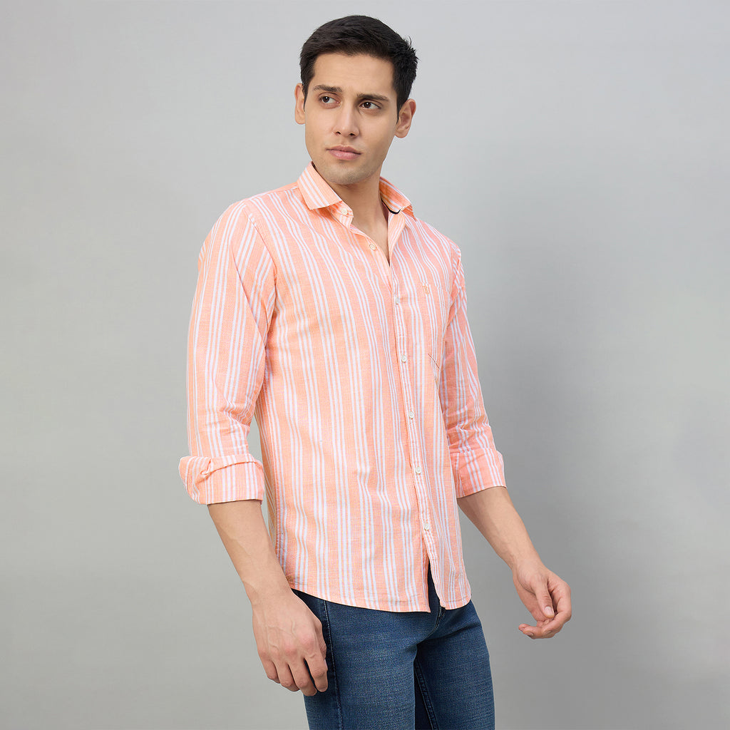 Duke Men Slim Fit Full Sleeve Short Style Cotton Shirt (SDO9STG)
