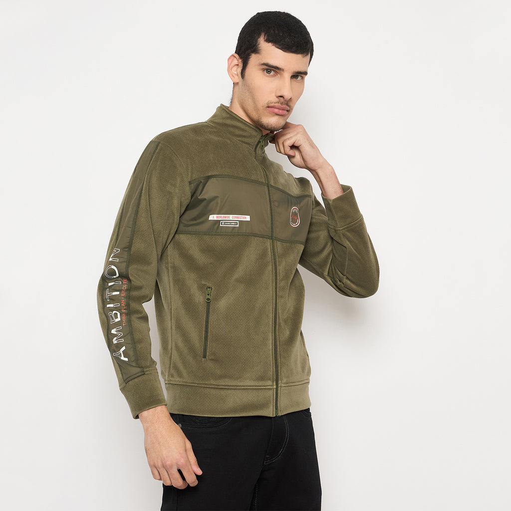 Duke Urban Men Full Sleeve Zipper Sweatshirt (LF6433)