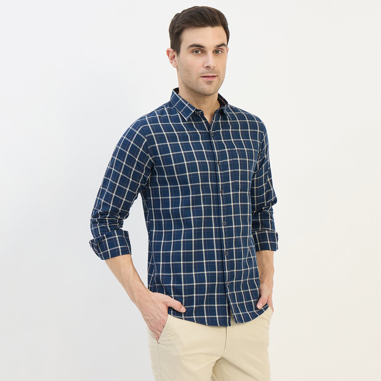 Duke Urban Men Full Sleeve Cotton Shirt (SDO9058)