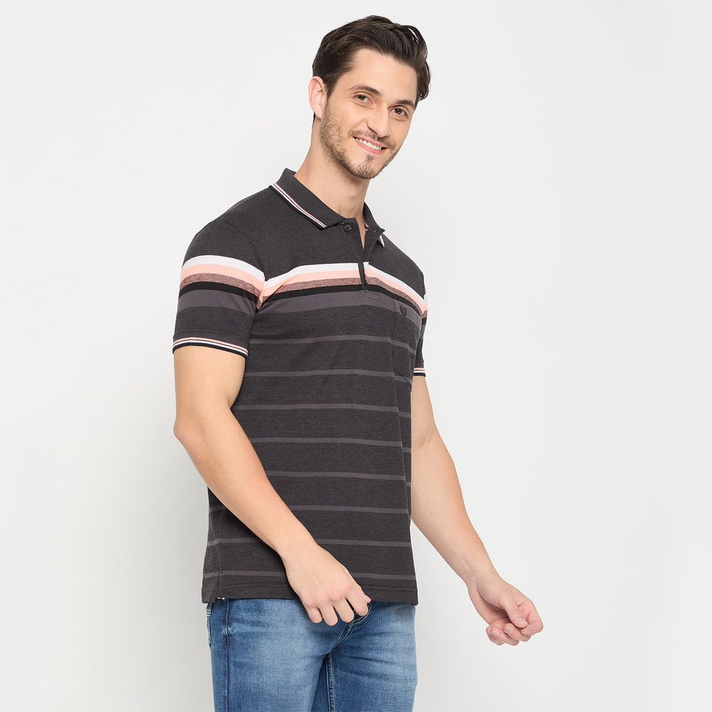Duke Strardust Men Half Sleeve Cotton T-shirt (LF7129)