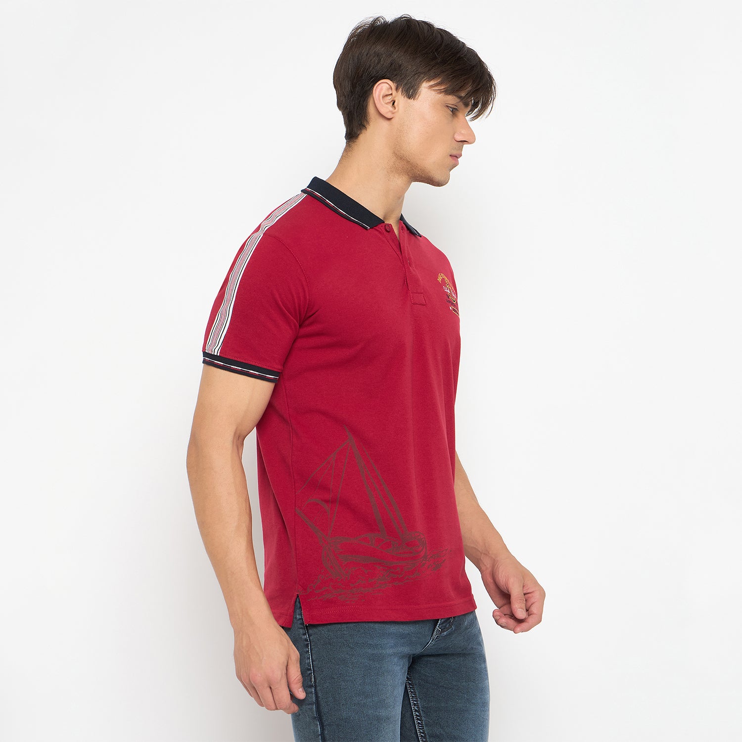 Duke Urban Men Half Sleeve Cotton T-shirt (LF7110)