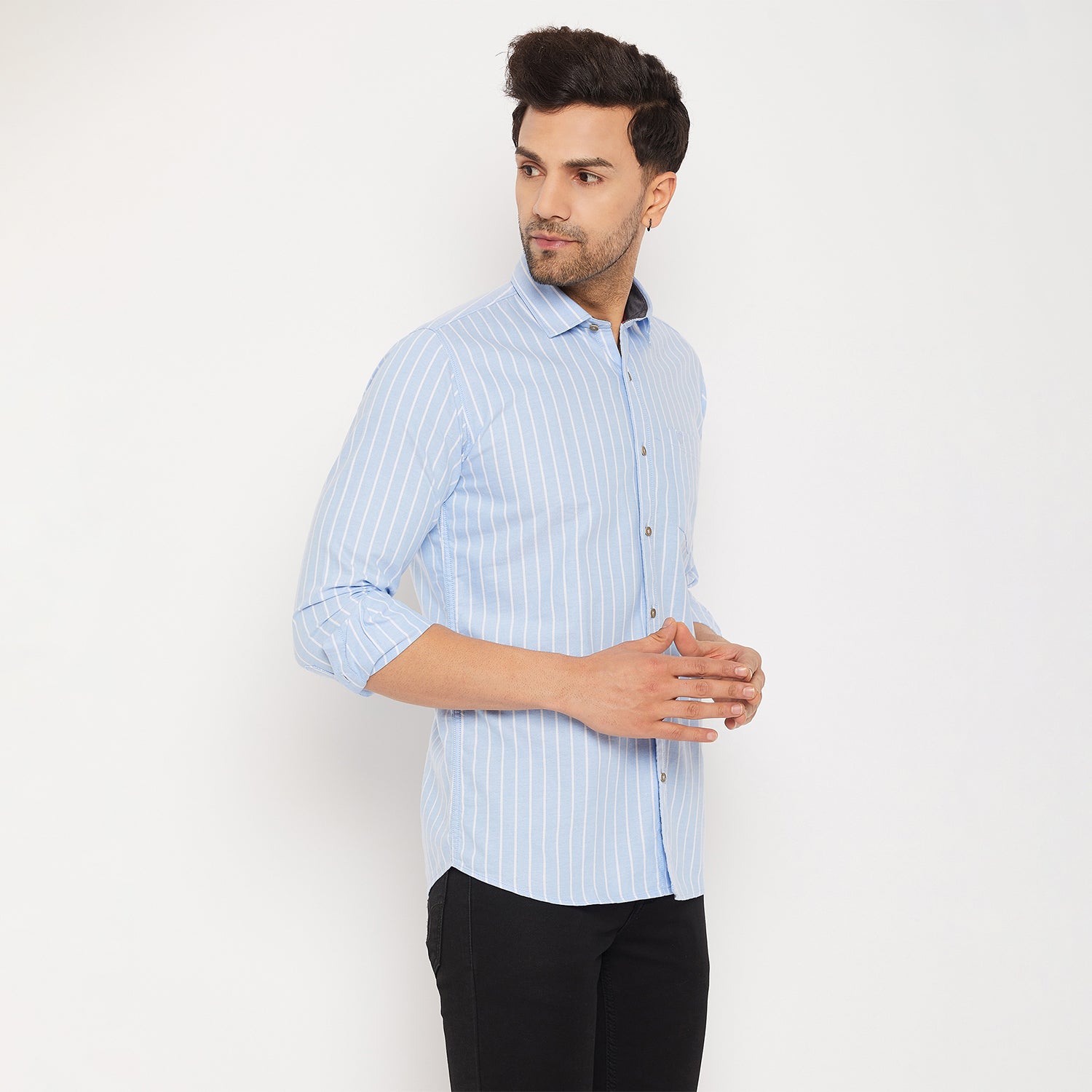 Duke Stardust Men Cotton Full Sleeve Shirt (SDO8STO)