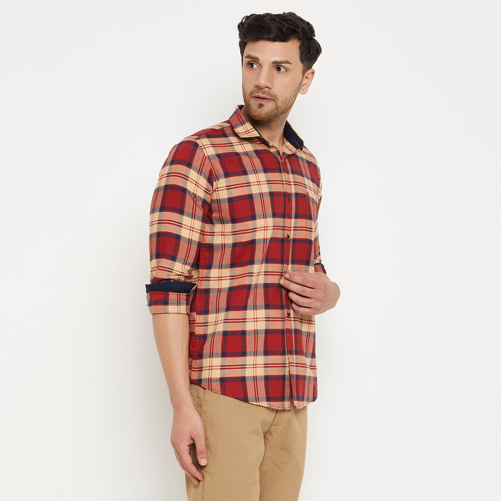 Duke Urban Men Full Sleeve Cotton Shirt (SDO5CKOM)
