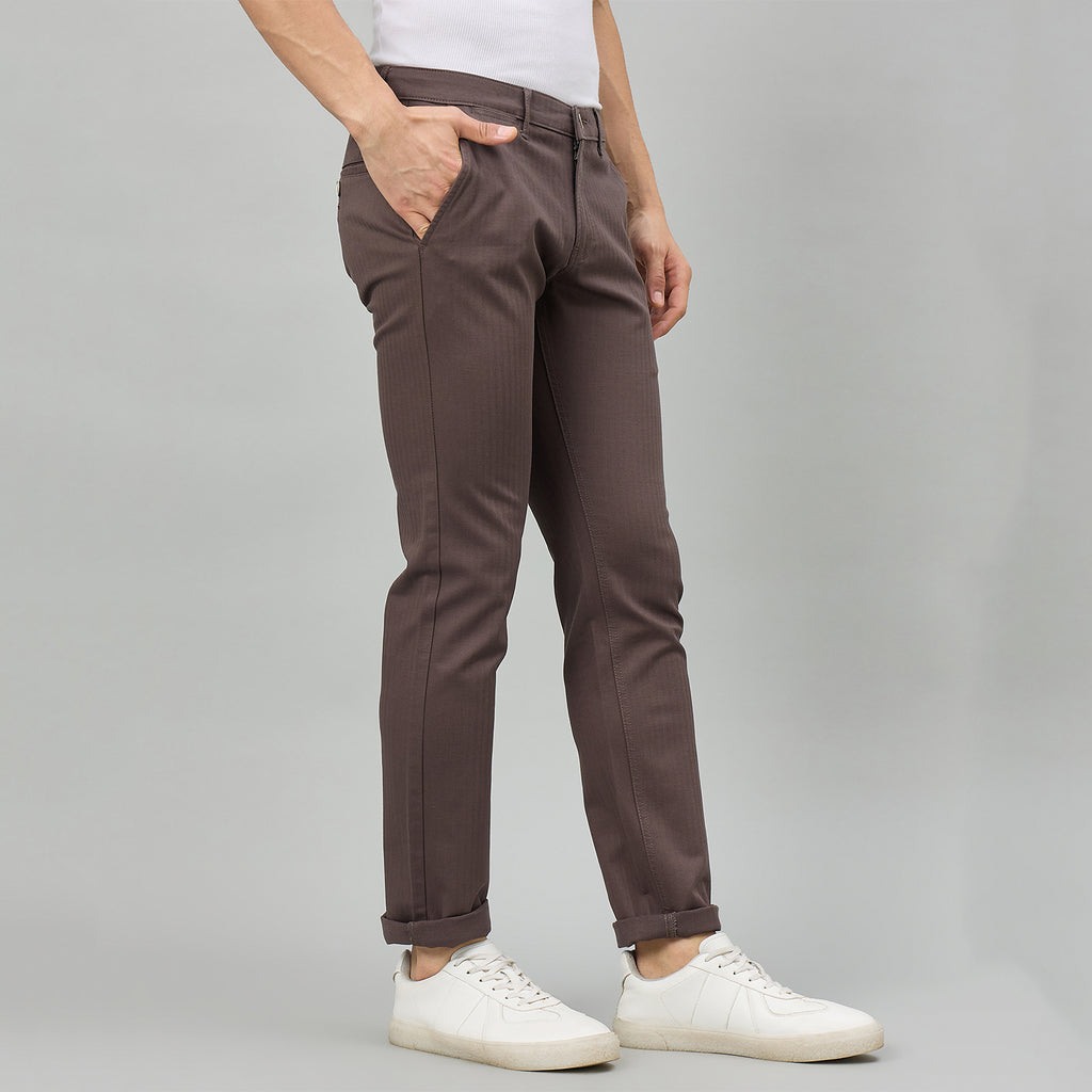 Duke Men Flatfront Narrow fit Casual Chinos Trouser (SDT4704)