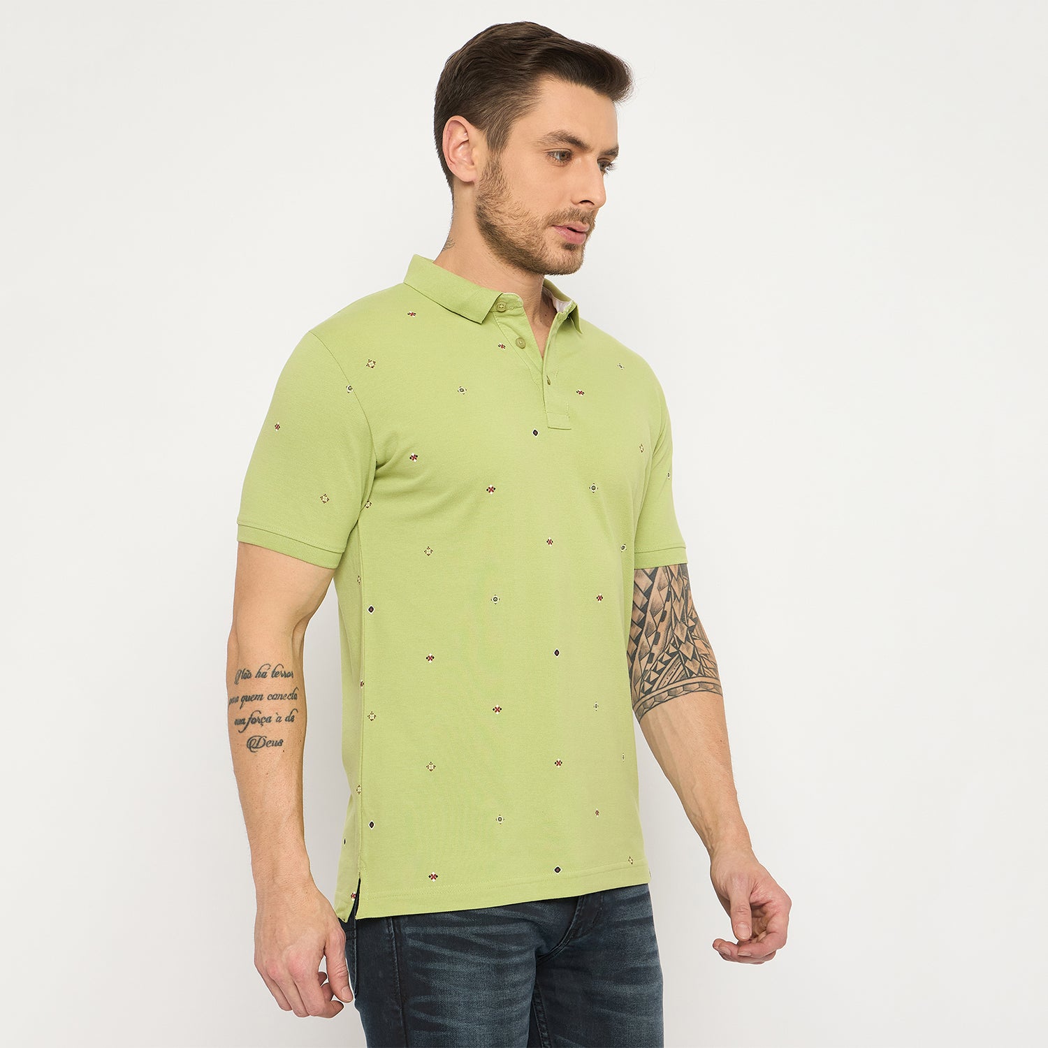 Duke Urban Men Half Sleeve Cotton Polo Tshirt (LF7412)
