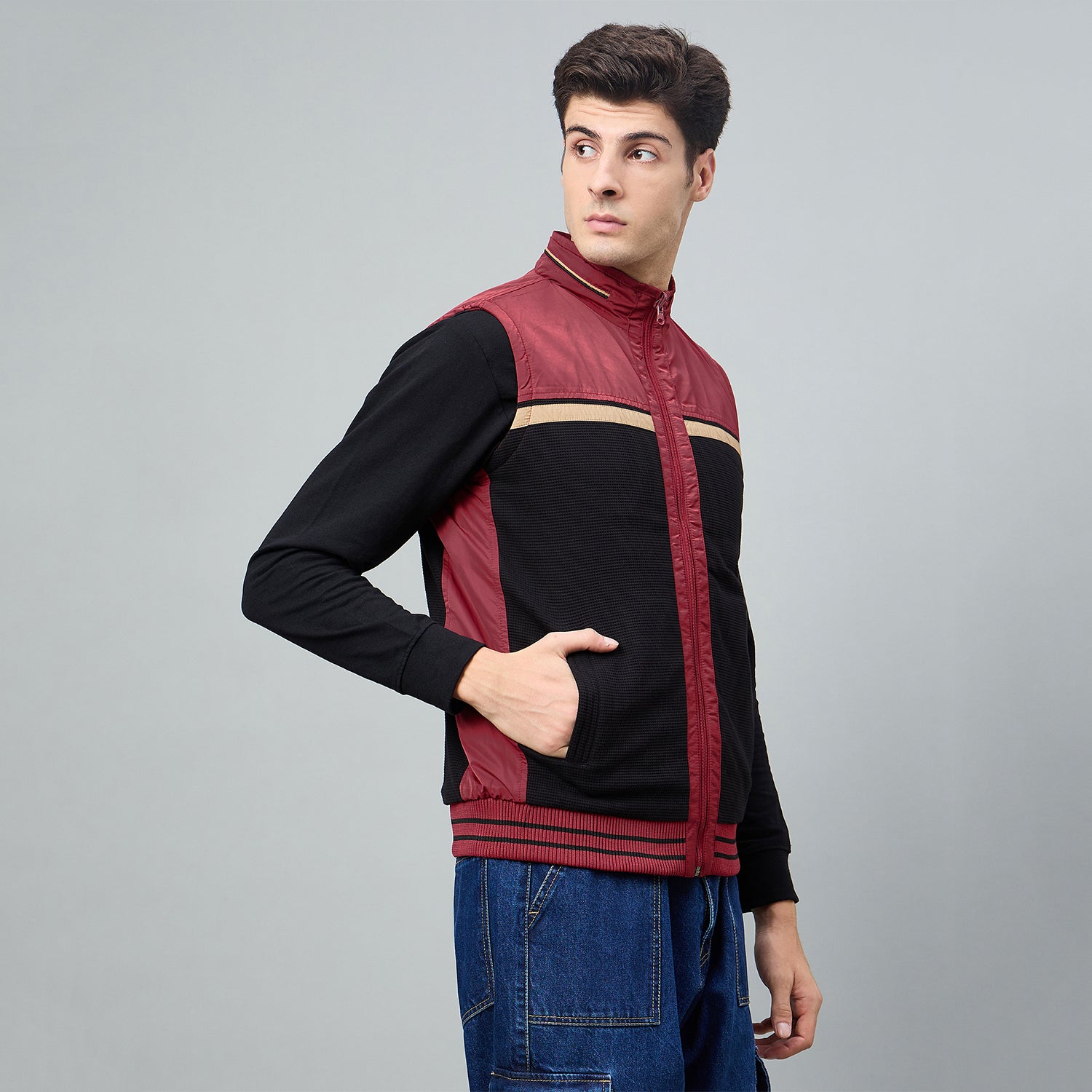 Duke Urban Men Reversible Sleeveless Jacket (SDZ3101)