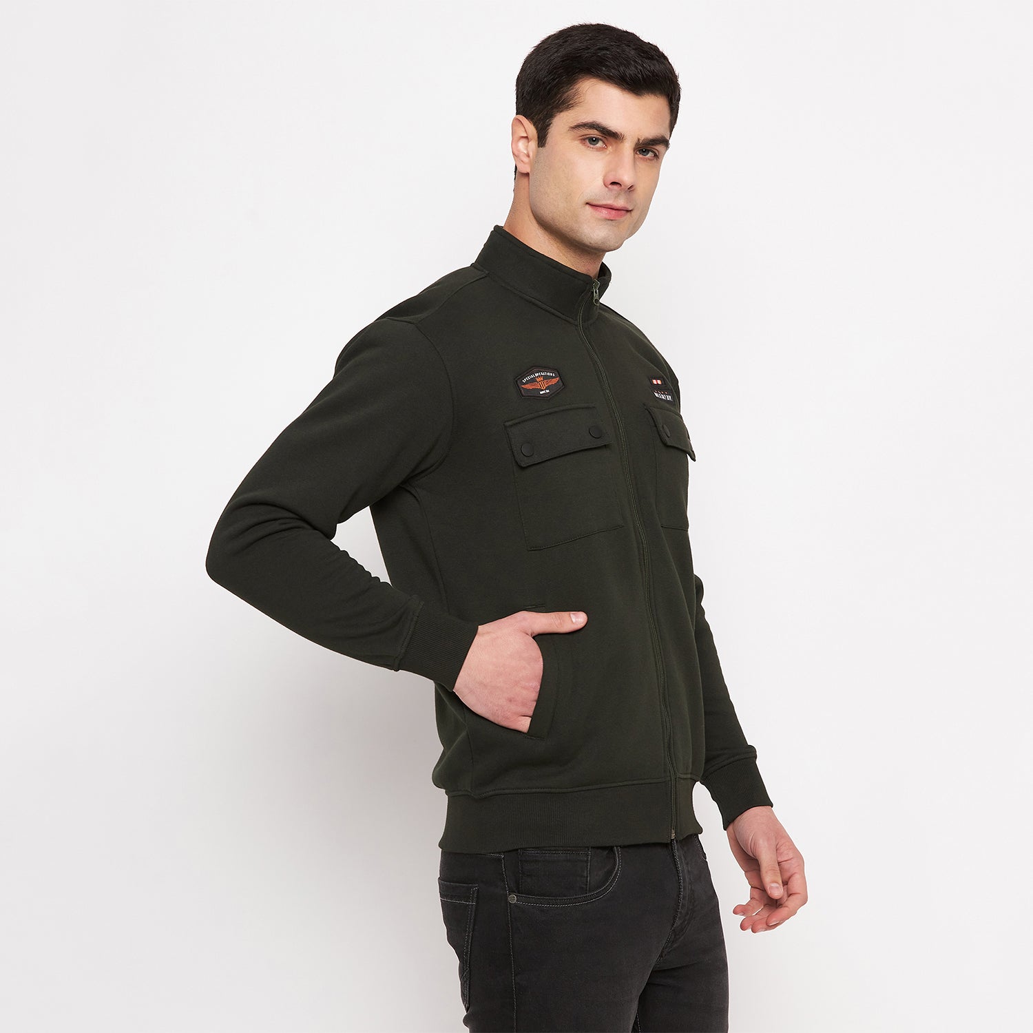 Duke Urban Men Zipper Sweatshirt (LF6267)