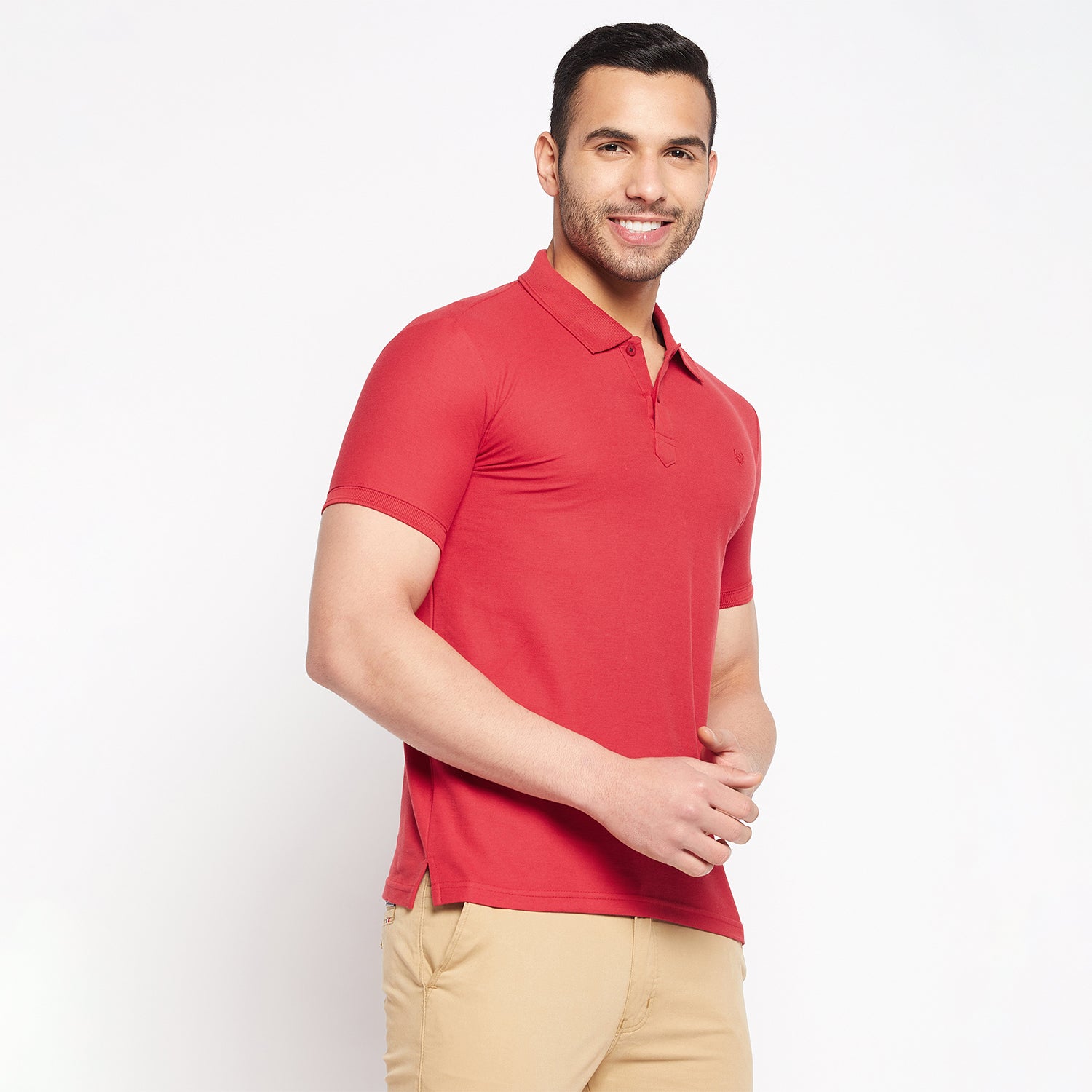 Duke Stardust Men Half Sleeve Polo Neck Cotton T-shirt (800F) More Colors