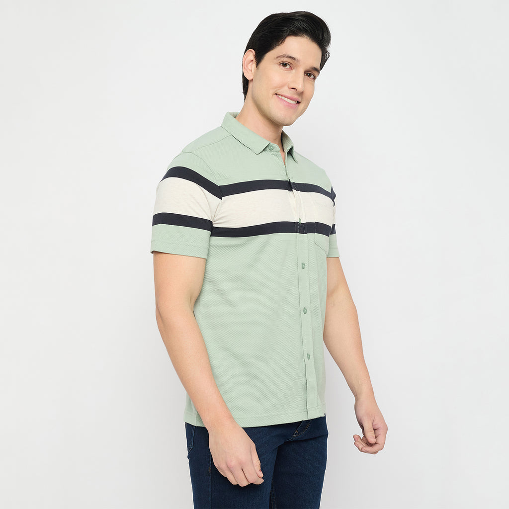 Duke Urban Men Half Sleeve Cotton Shirt (LF7661)