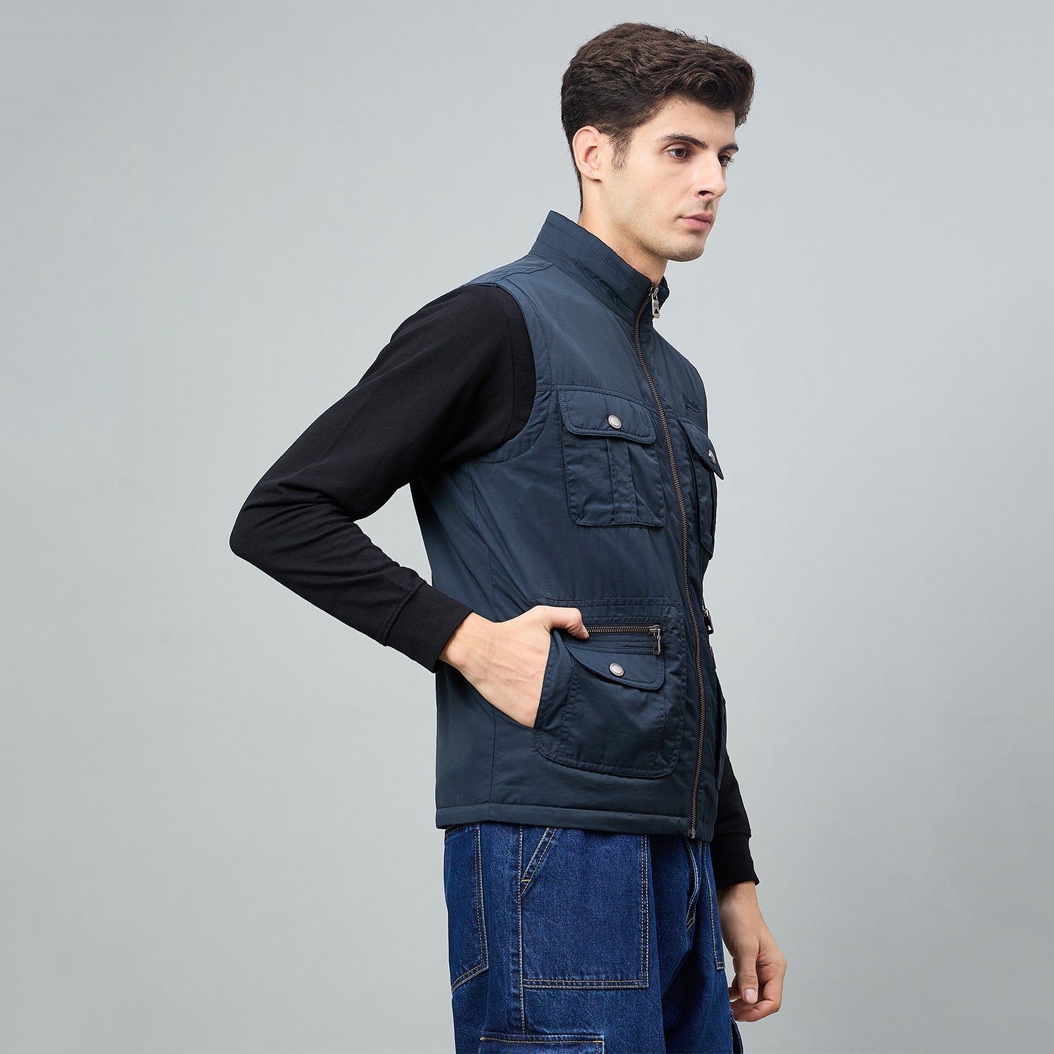 Duke Urban Men Sleeveless Jacket (SDZ3161)