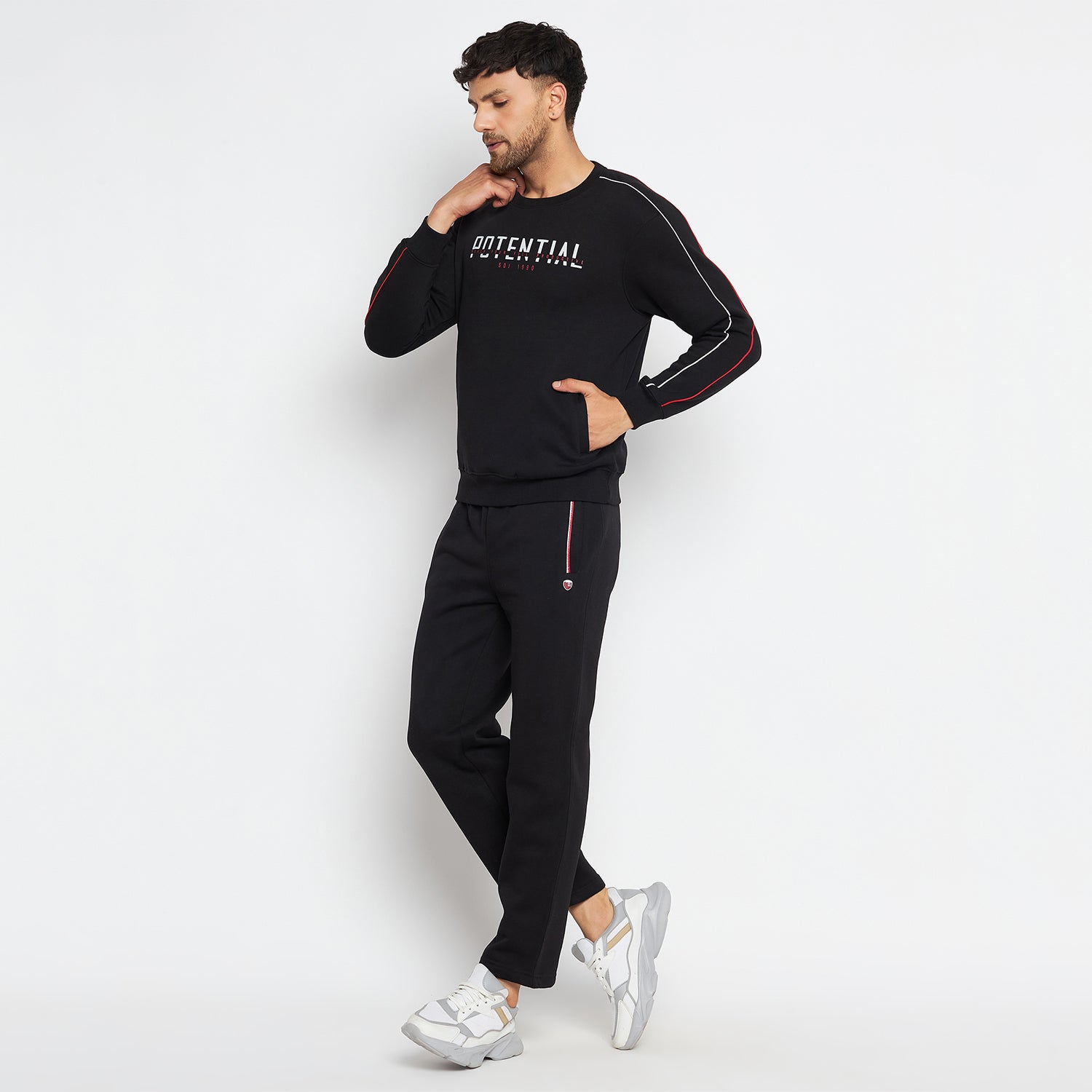 Duke Urban Men Solid Track-Suit (LF3715)