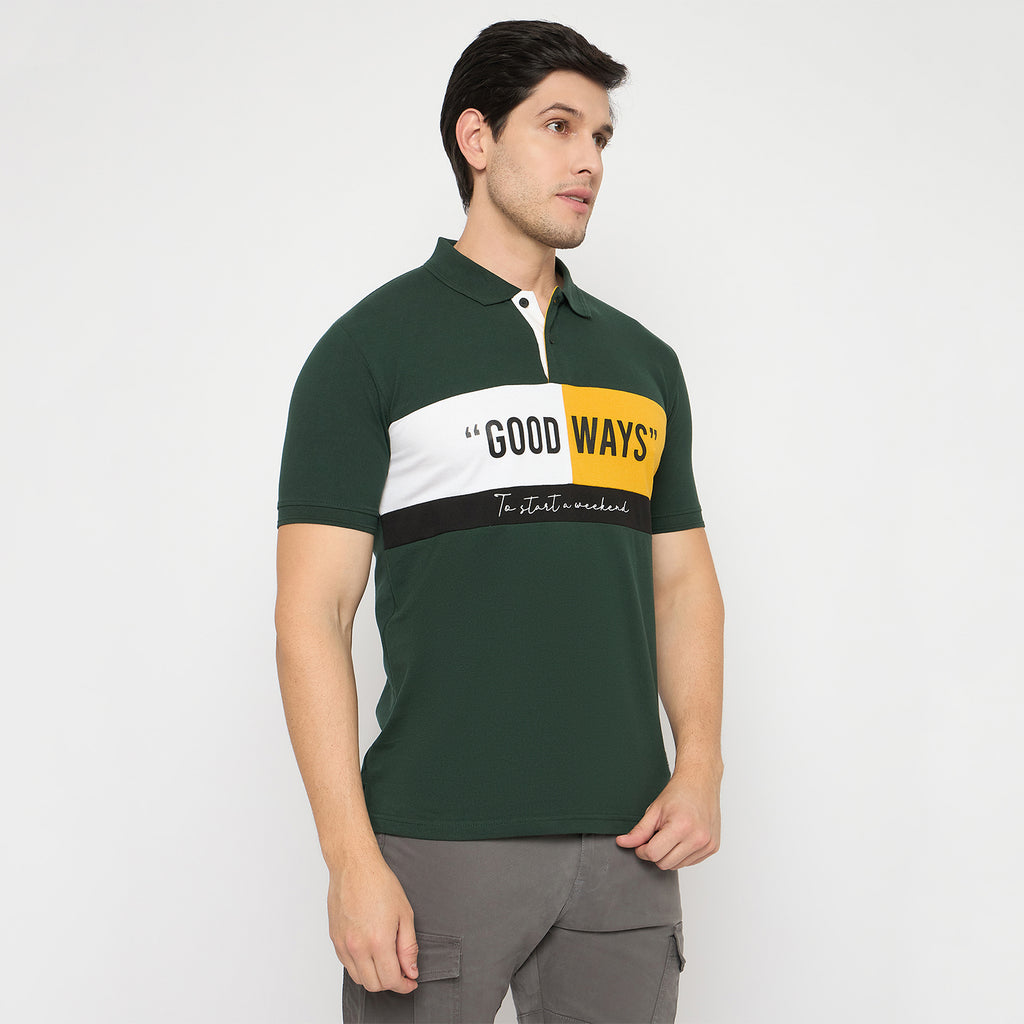 Duke Urban Men Half Sleeve Cotton Polo Tshirt (LF7397)
