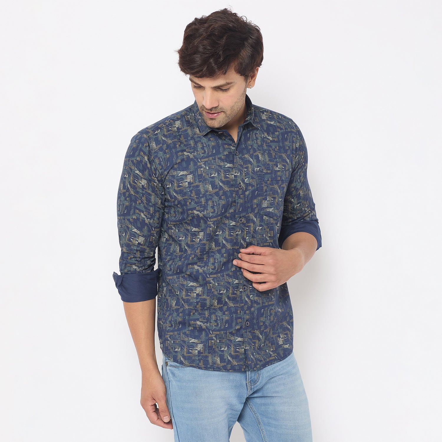 Duke Urban Men Full Sleeve Cotton Shirt (SDO8PRE)