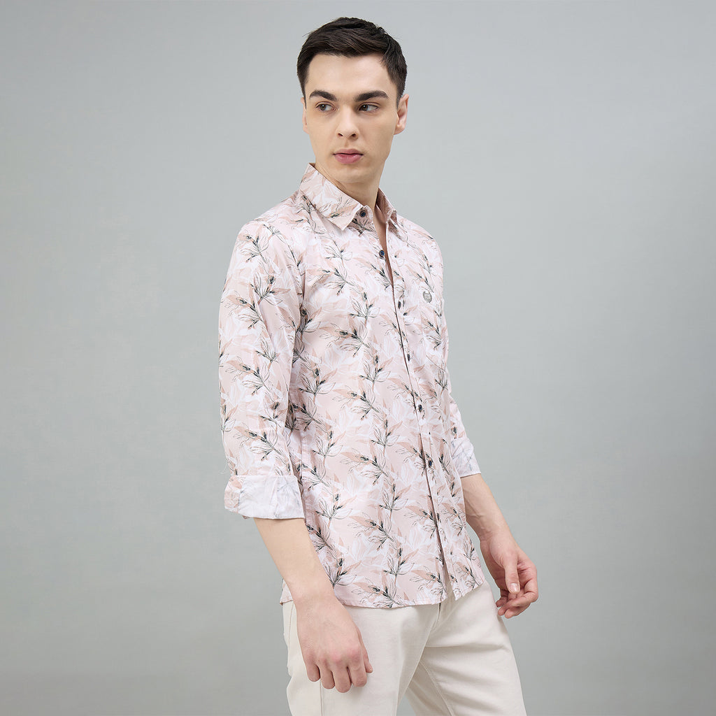Duke Urban Men Floral Print Full Sleeve Slim Shirt (SDO6PRIE)