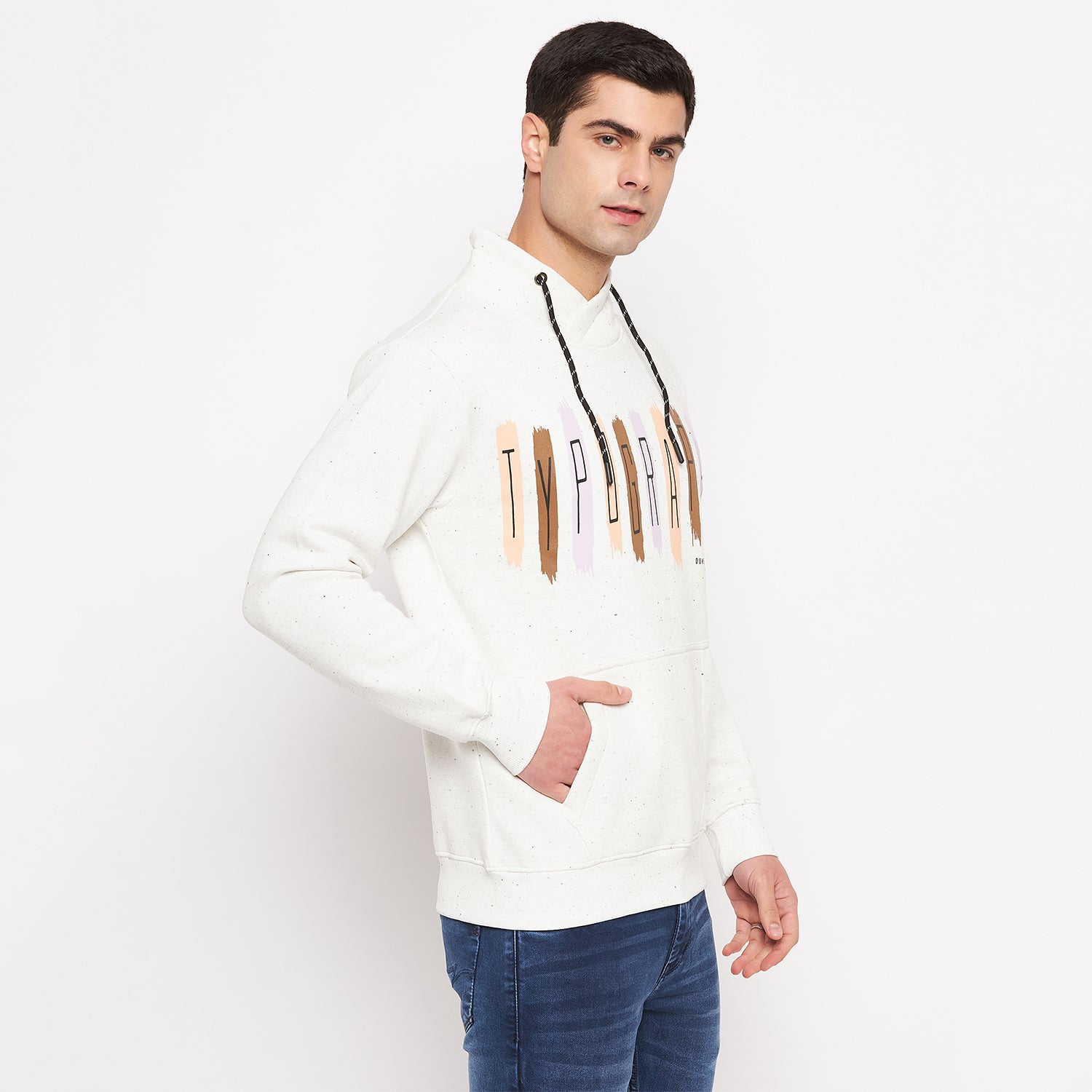 Duke Urban Men Cowl Neck Sweatshirt (LF6229)