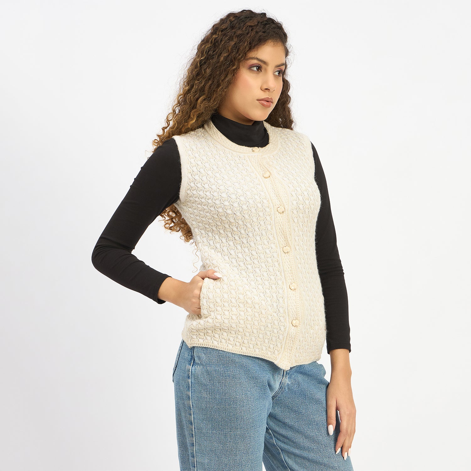 Duke Urban Women Sleeveless Cardigan (SDS1266N)