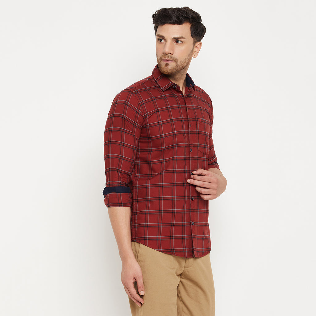 Duke Urban Men Full Sleeve Cotton Shirt (SDO5CKON)
