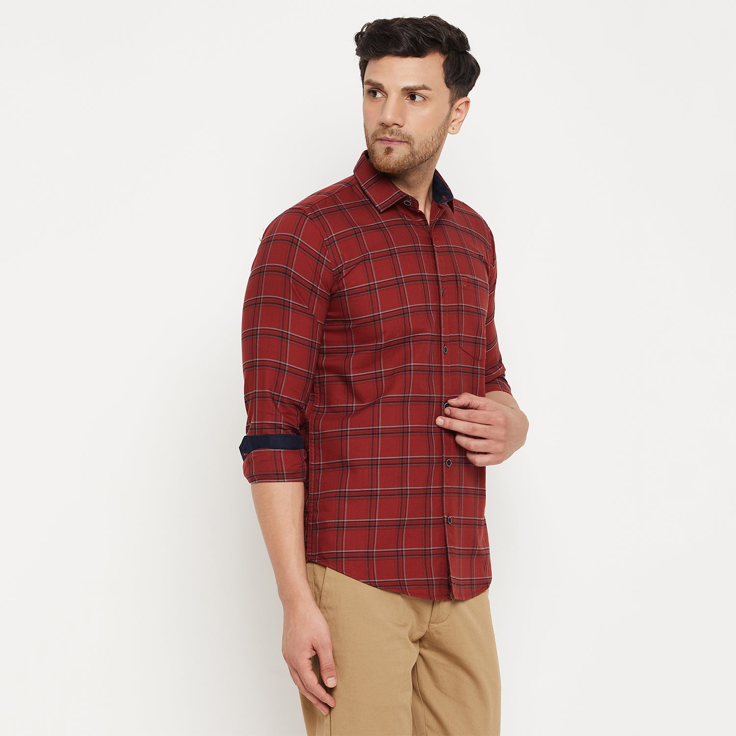 Duke Urban Men Full Sleeve Cotton Shirt (SDO5CKON)