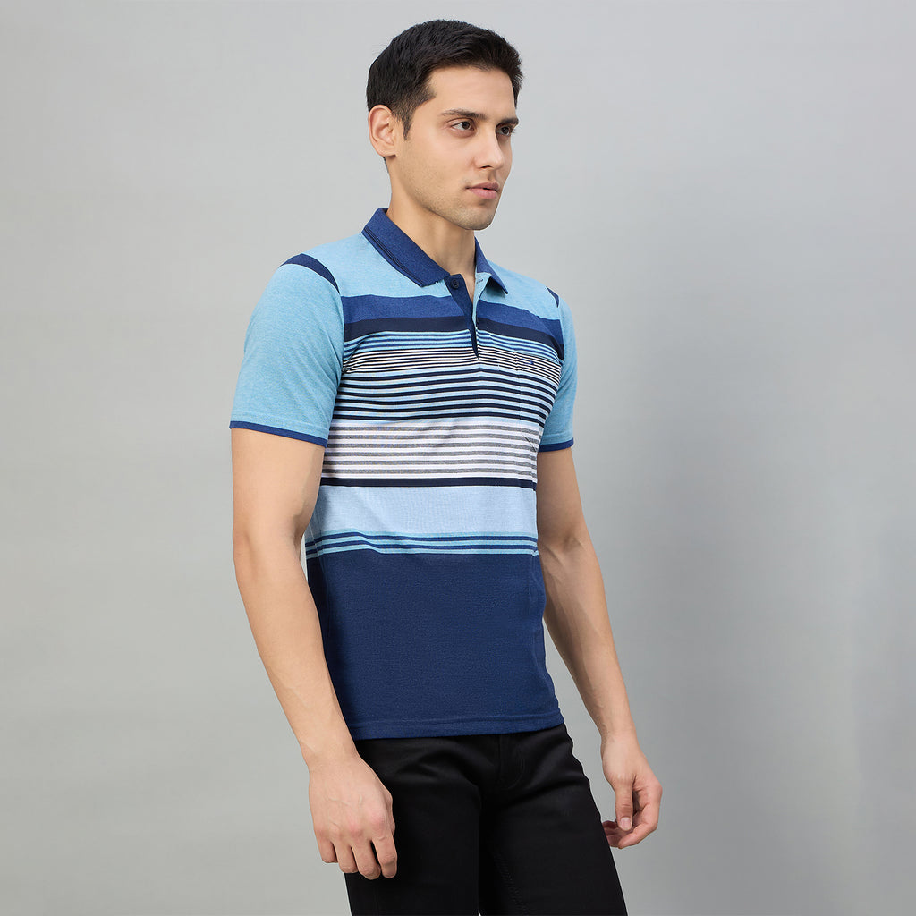 Duke Men Half Sleeve Cotton Regualr Fit Casual T-shirt (MLF1180)