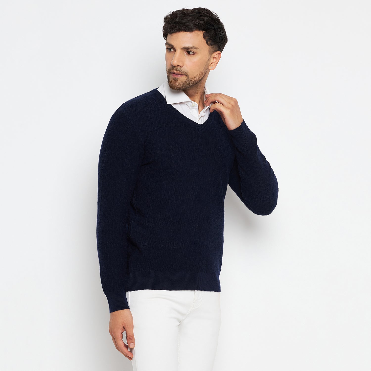 Duke Urban Men Full Sleeve V Neck Sweater (SDS2054)