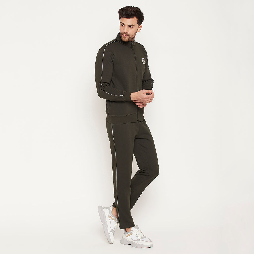 Duke Urban Men Solid Zipper Tracksuit (LF6030)