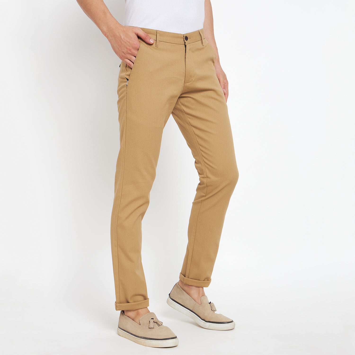Duke Urban Men Solid Chinos Trousers (SDT4598)