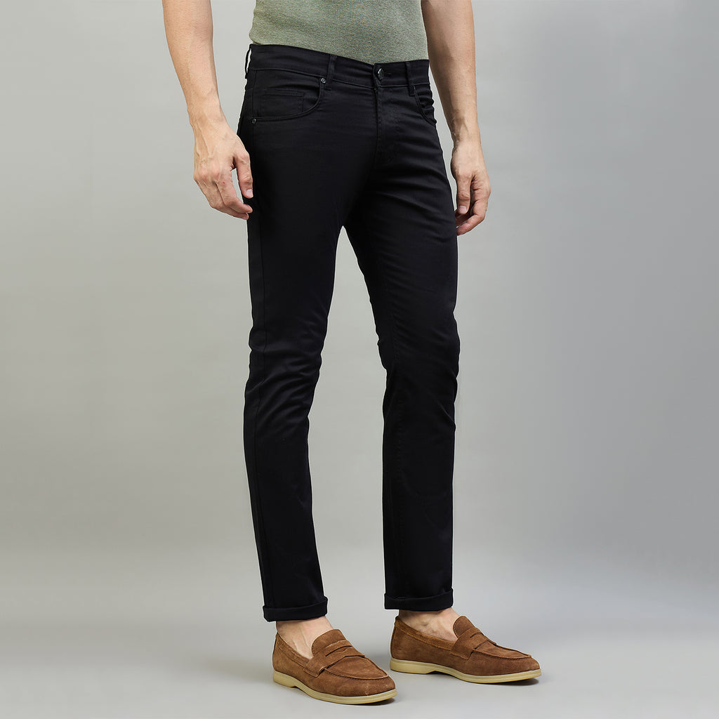 Duke Men Non-Denim Solid Casual Trouser (SDT4666R)