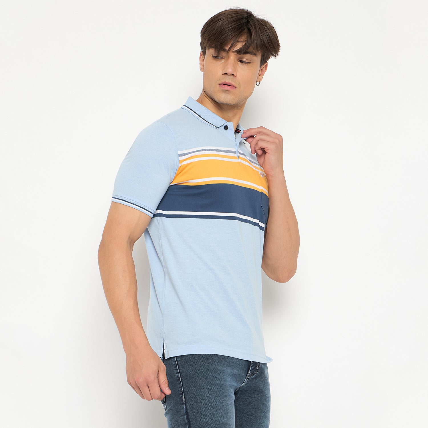 Duke Urban Men Half Sleeve Cotton T-shirt (LF5884)