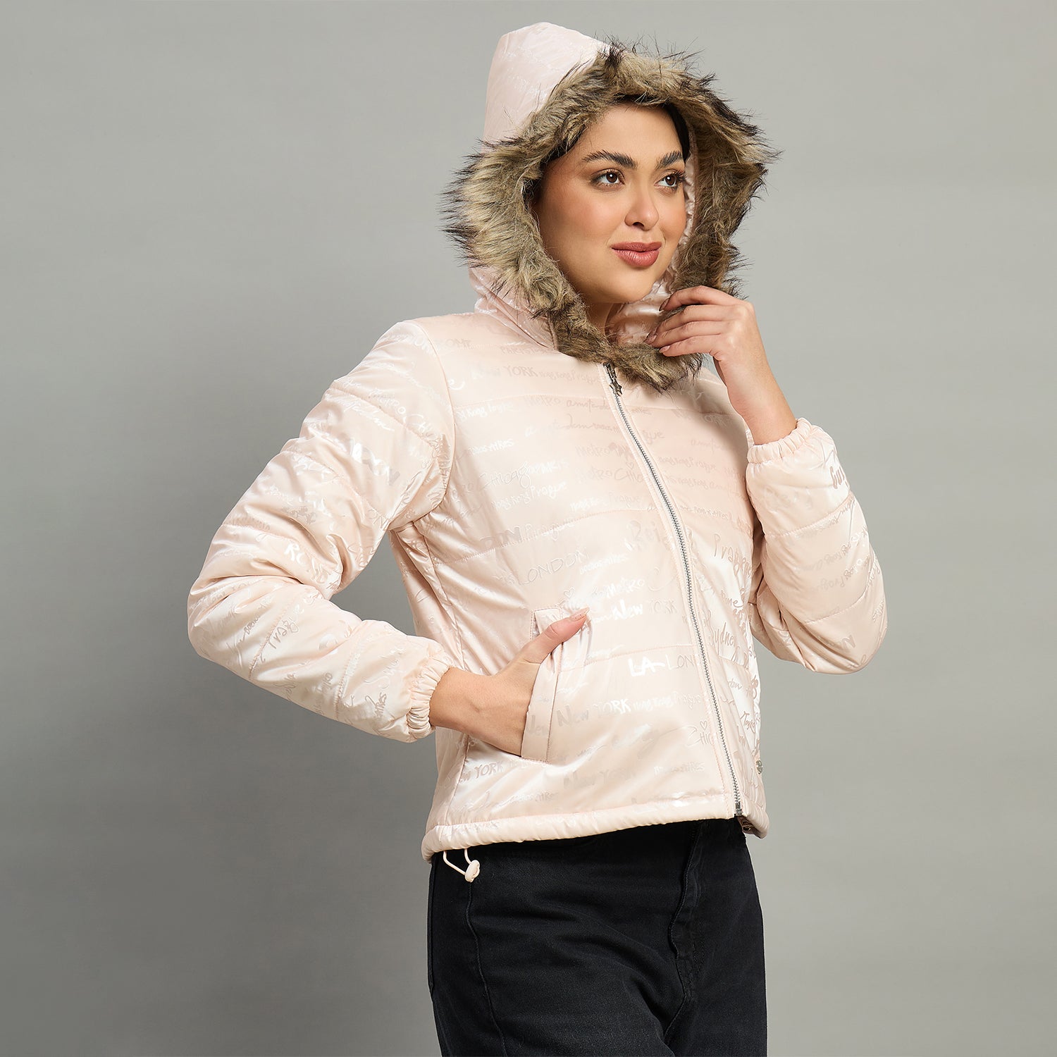 Duke Urban Women Full Sleeve Hooded Jacket (SDZ4068)