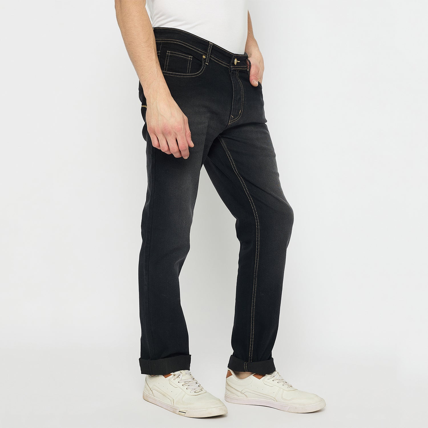Duke Urban Men Comfort Fit Stretchable Jeans (SDD5900C)