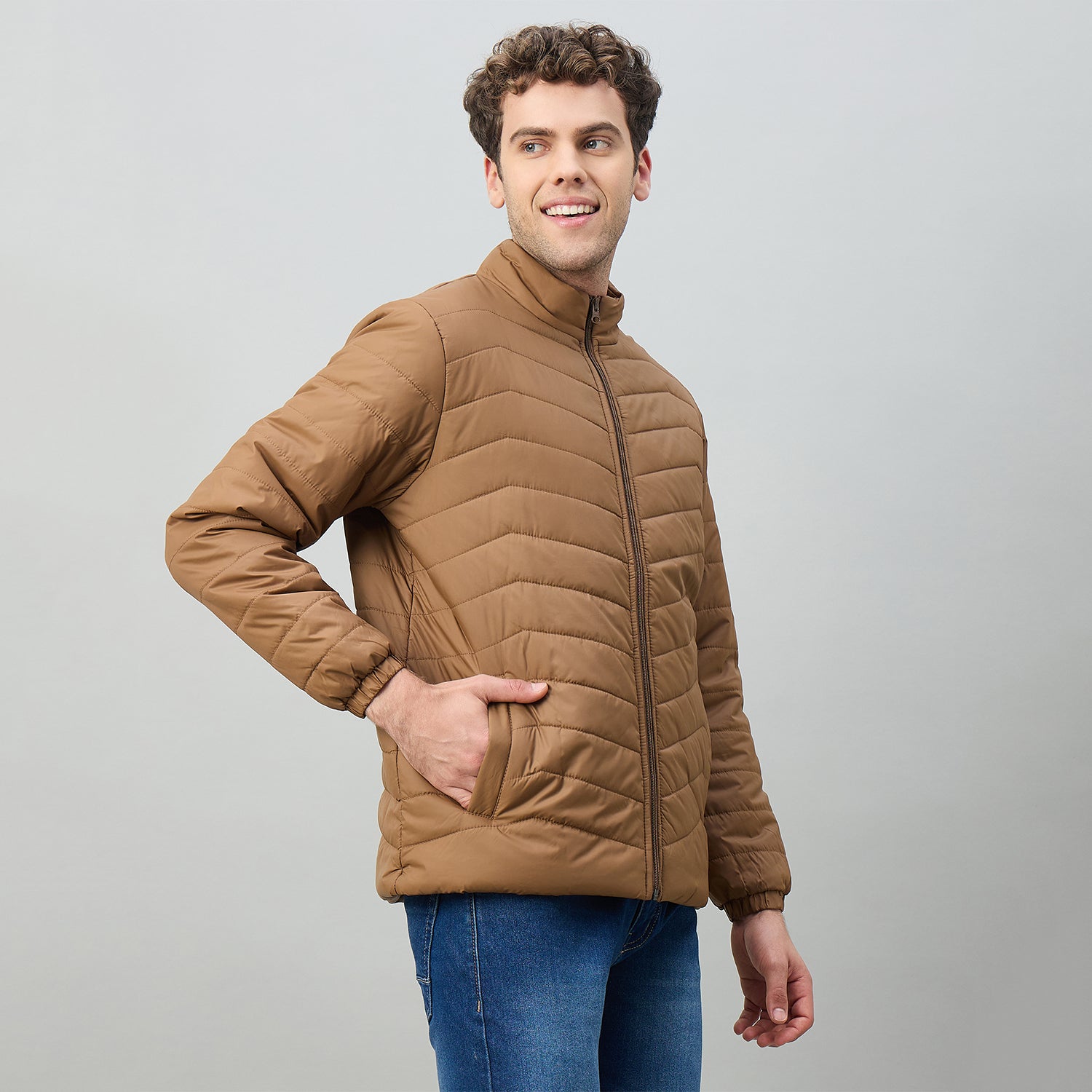 Duke Urban Men Full Sleeve Regular Puffer Jacket (OSDZ9494)