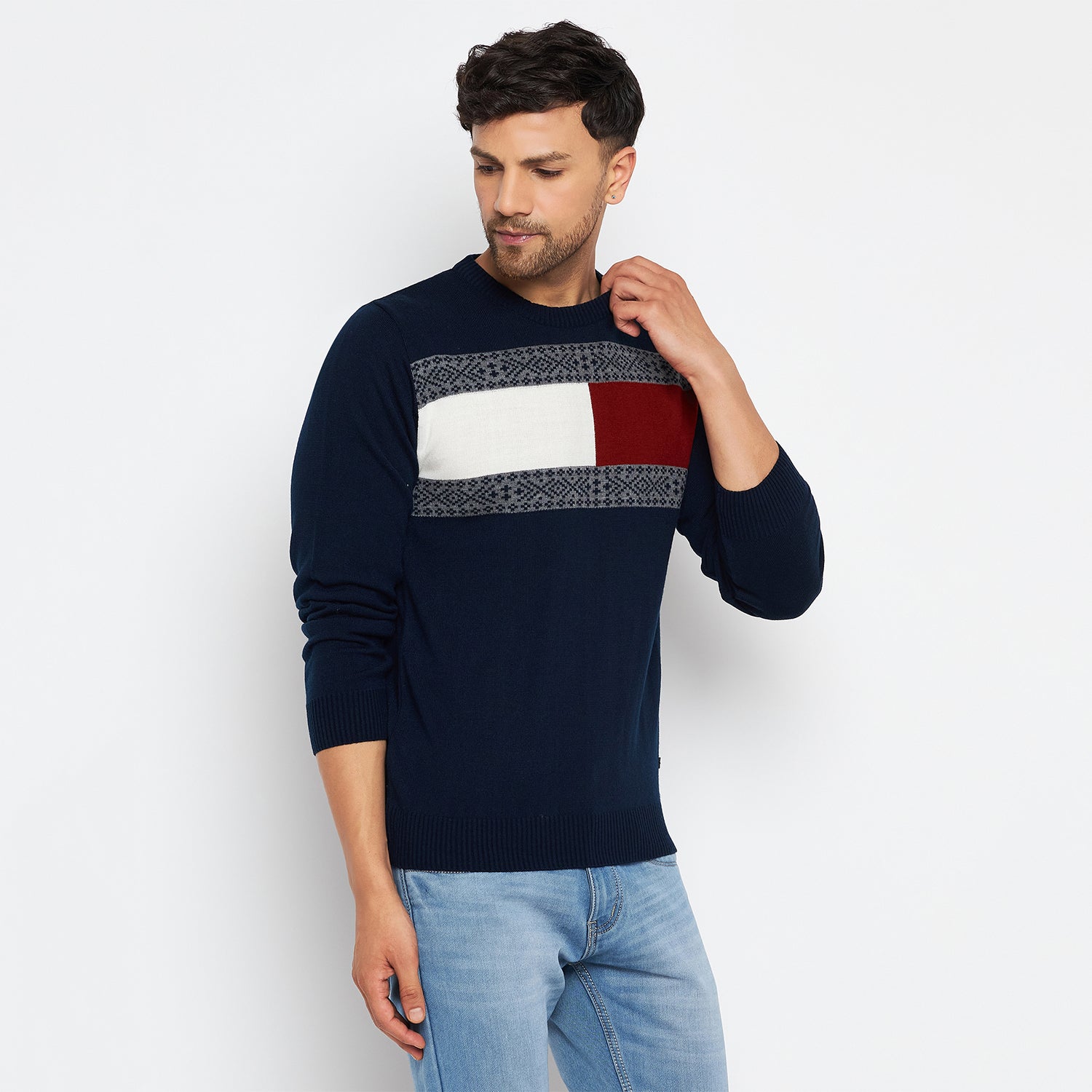 Duke Urban Men Full Sleeve Round Neck Pullover (SDS2024)