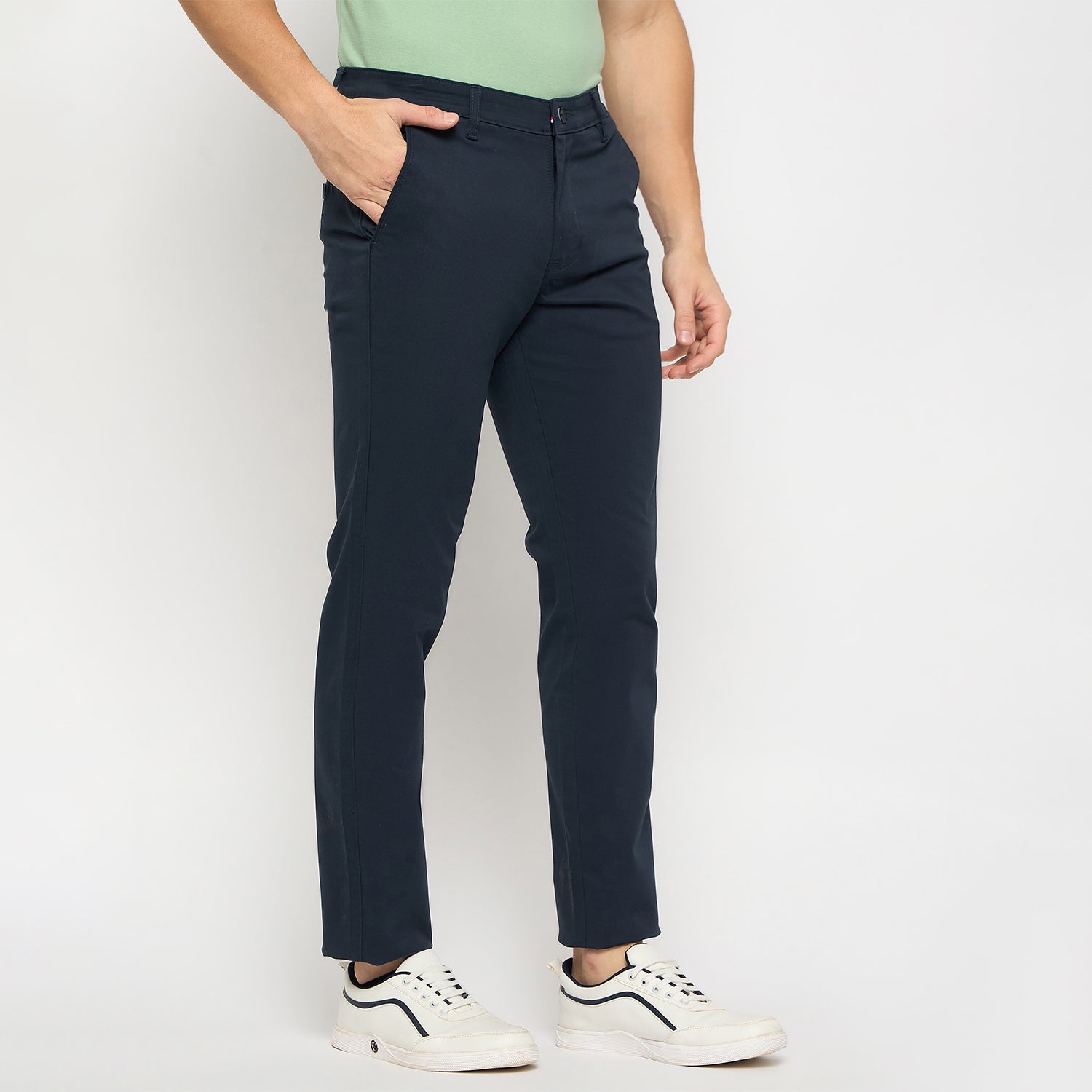 Duke Urban Men Flatfront Narrowfit Chinos Trousers (SDT4626)