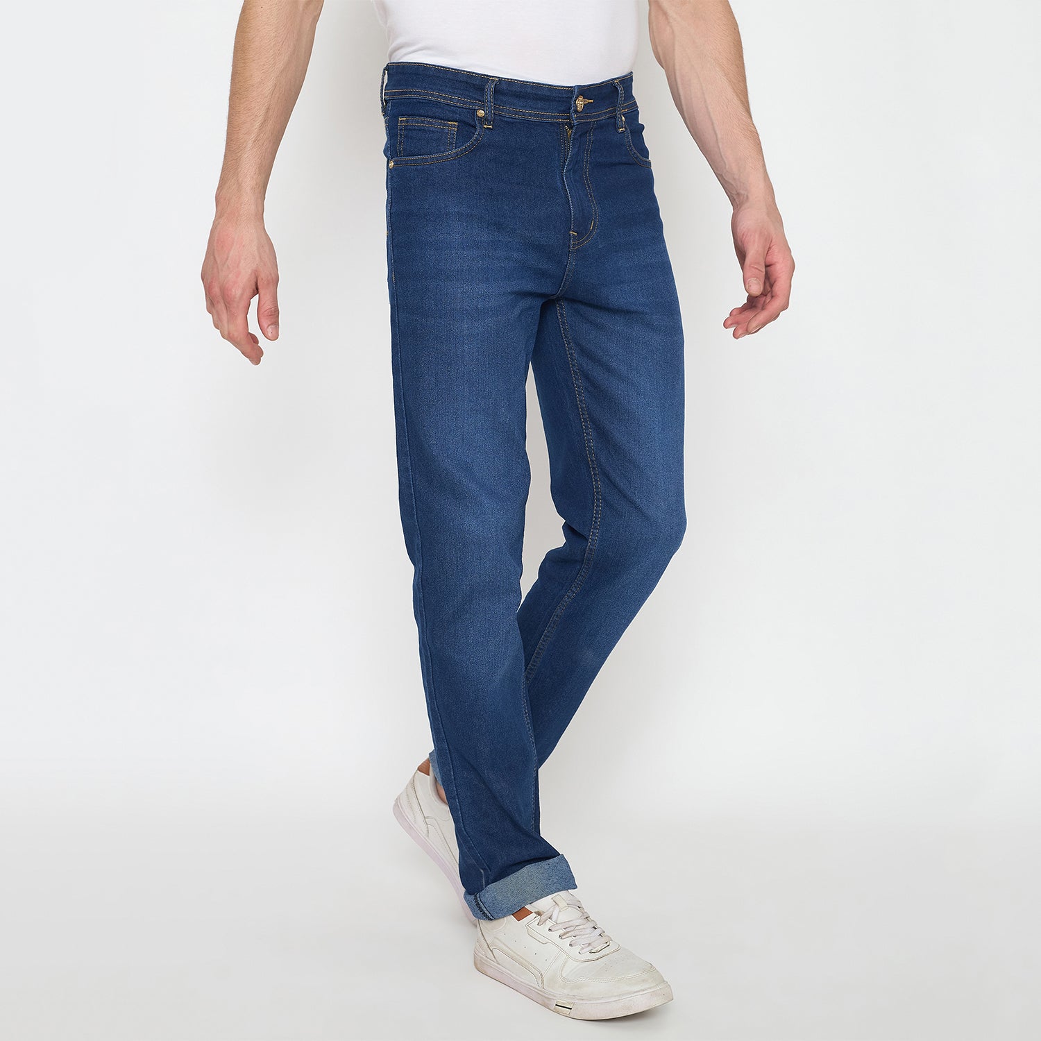Duke Urban Men Comfort Fit Stretchable Jeans (SDD5900C)
