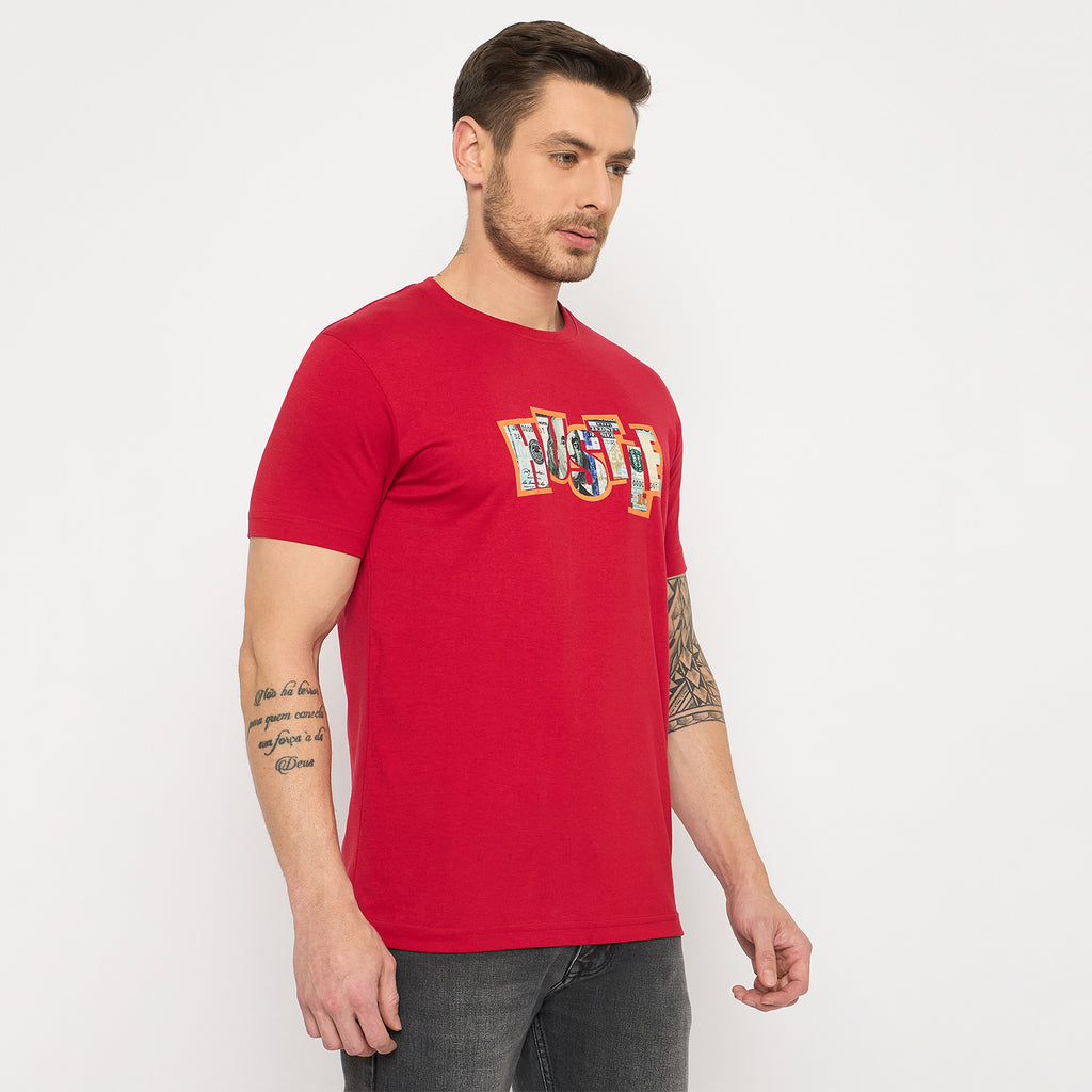 Duke Urban Men Half Sleeve Cotton Tshirt (LF7424)