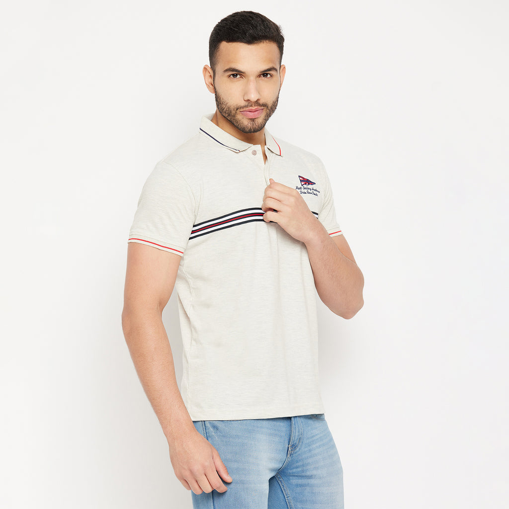 Duke Stardust Men Half Sleeve Polo Neck Cotton T-shirt (3934)
