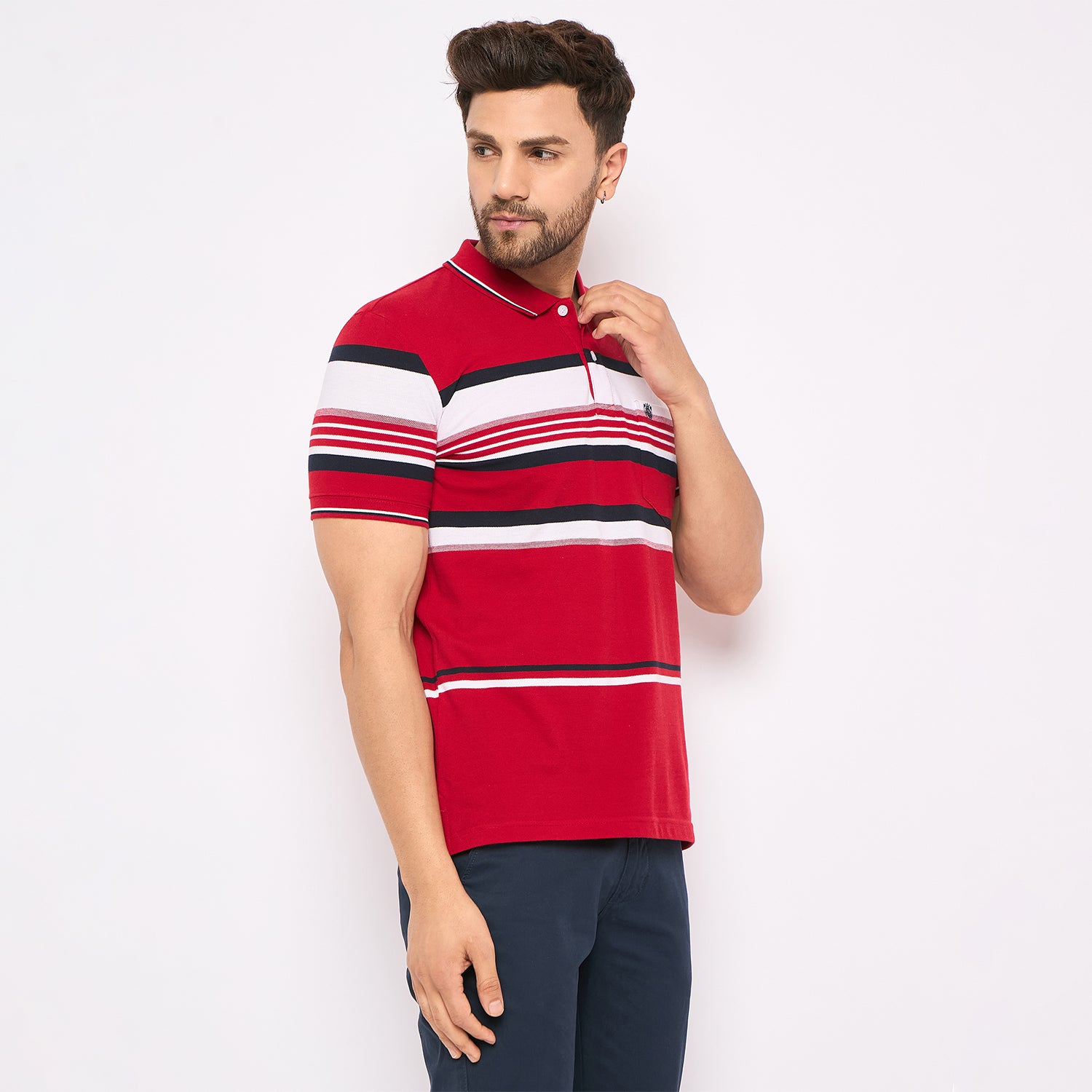Duke Urban Men Half Sleeve Cotton T-shirt (LF7188)
