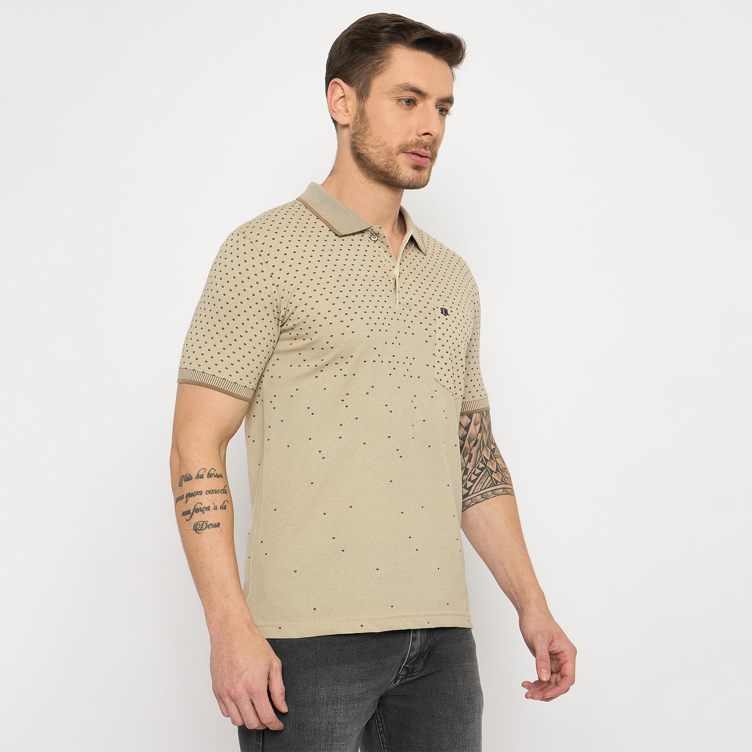 Duke Urban Men Half Sleeve Cotton Tshirt (LF7415)
