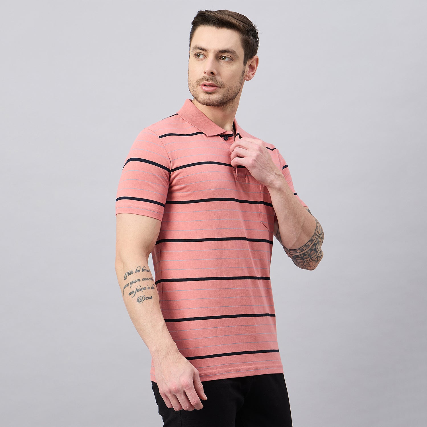 Duke Urban Men Half Sleeve Cotton Polo Tshirt (ON1378)