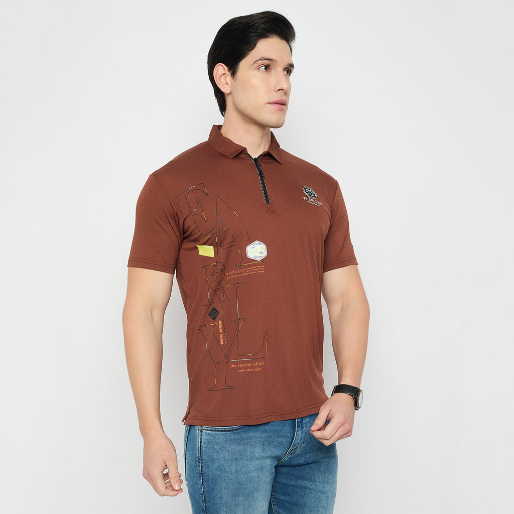 Duke Urban Men Half Sleeve Cotton Polo Tshirt(LF7174)