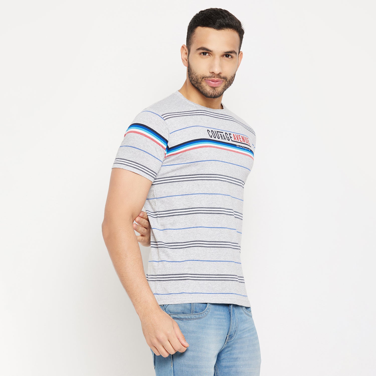 Duke Stardust Men Half Sleeve Round Neck Cotton T-shirt (4022)