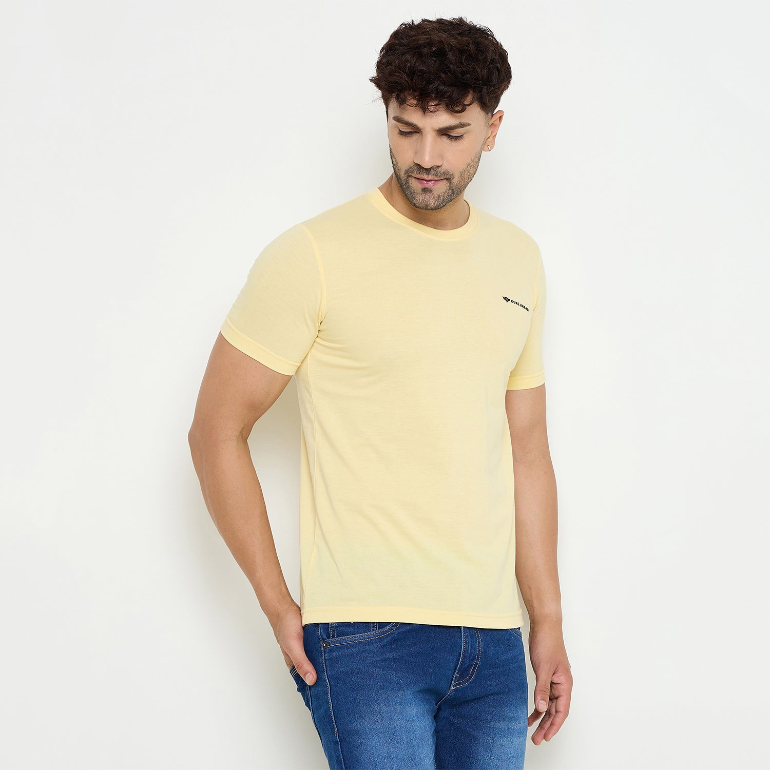 Duke Urban Men Half Sleeve Cotton Pack of 3 T-shirts (ONSDVP41)