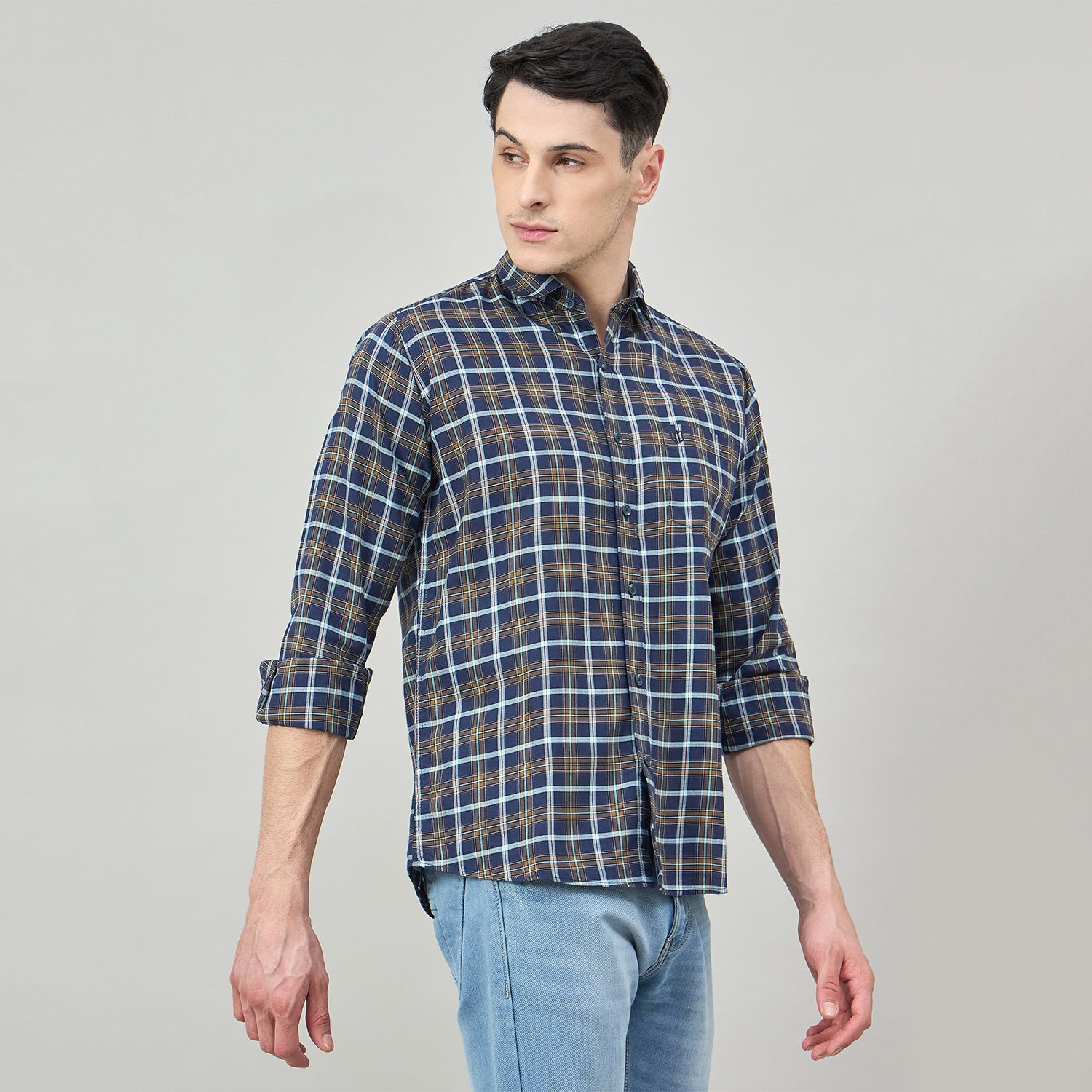 Duke Urban Men Full Sleeve Cotton Shirt (SDO8CKAQ)