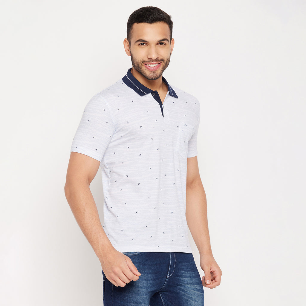 Duke Stardust Men Half Sleeve Polo Neck Cotton T-shirt (4260)