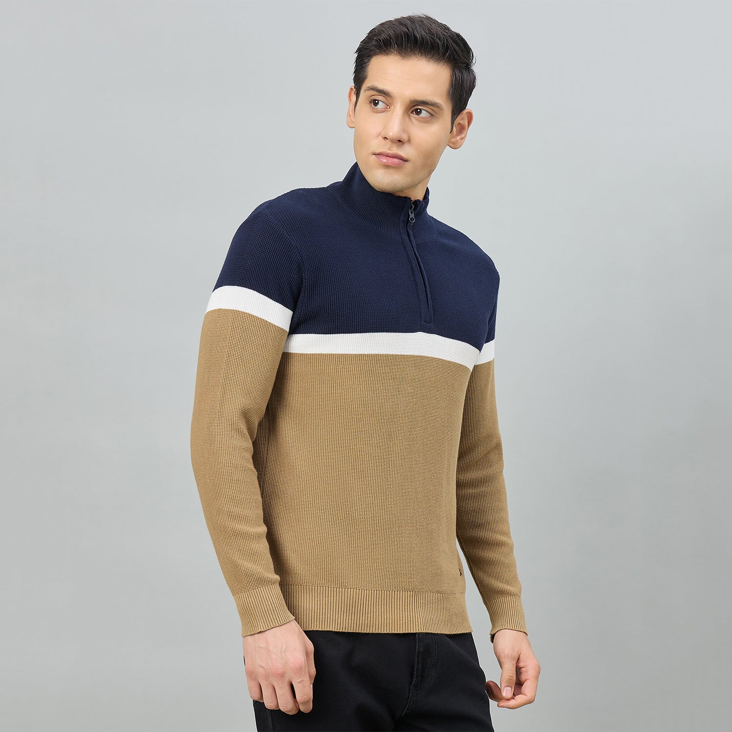 Duke Urban Men Half Sleeve Regular Sweater (SDS2382)