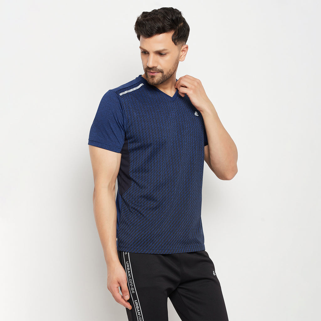 Duke Stardust Men Half Sleeve V Neck Cotton T-shirt (GD1209)
