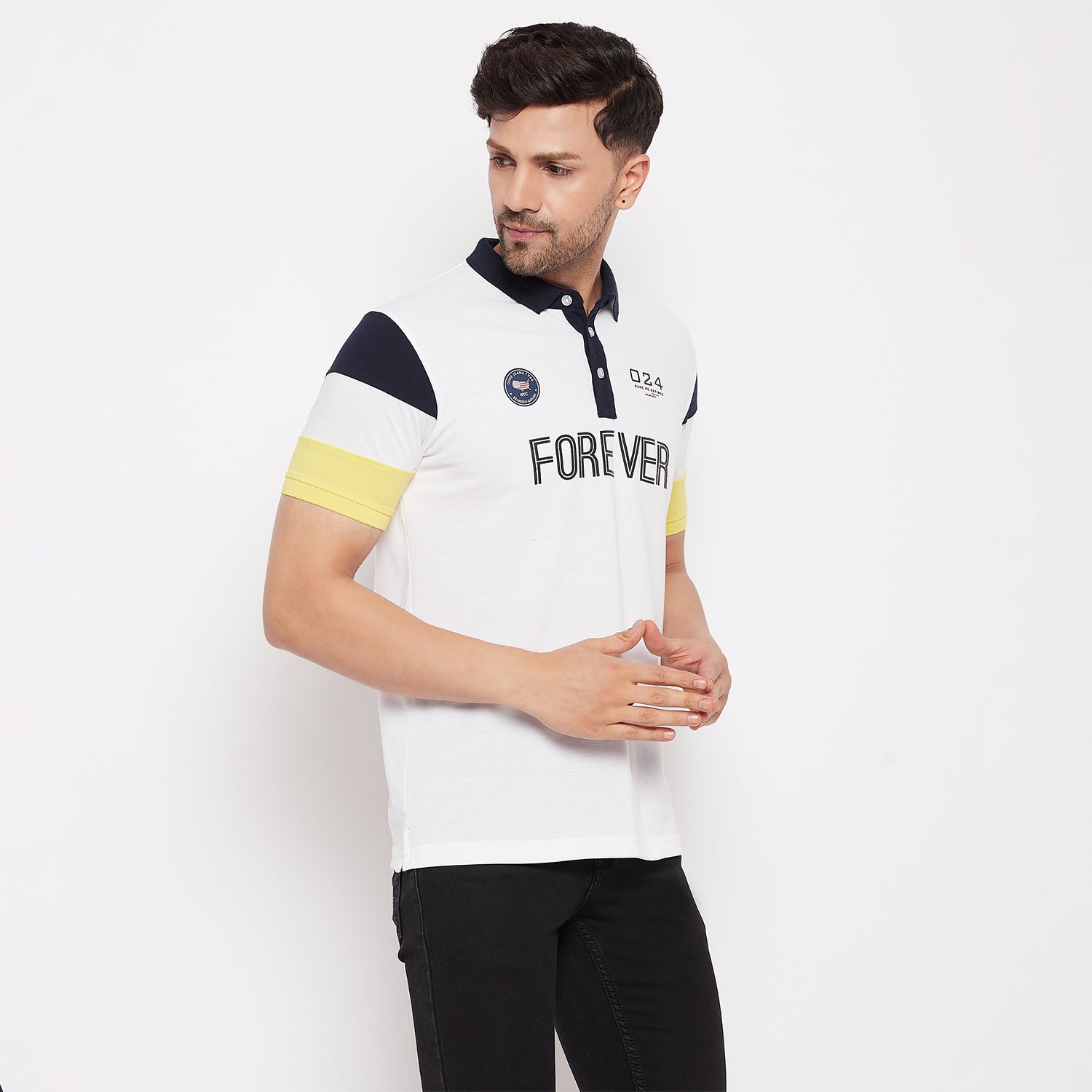 Duke Stardust Men Polo Neck Half Sleeve Cotton T-shirt (1109)