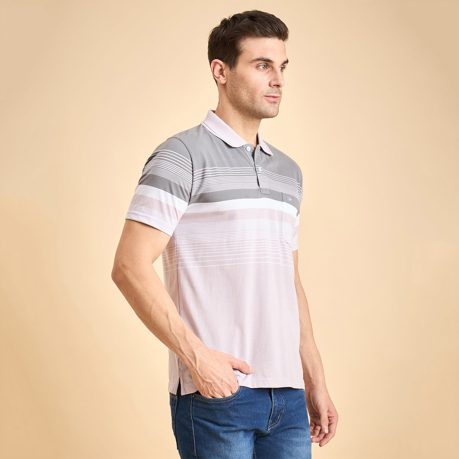 Duke Urban Men Half Sleeve Cotton Polo Tshirt (ON2107)