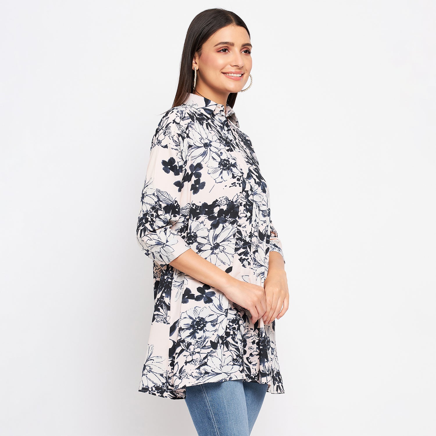 Duke Stardust Women 3/4 Sleeve Printed Tunic (SDX4107)
